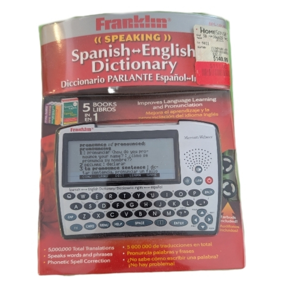 Merriam-Webster - Franklin - Spanish-English Speaking Dictionary